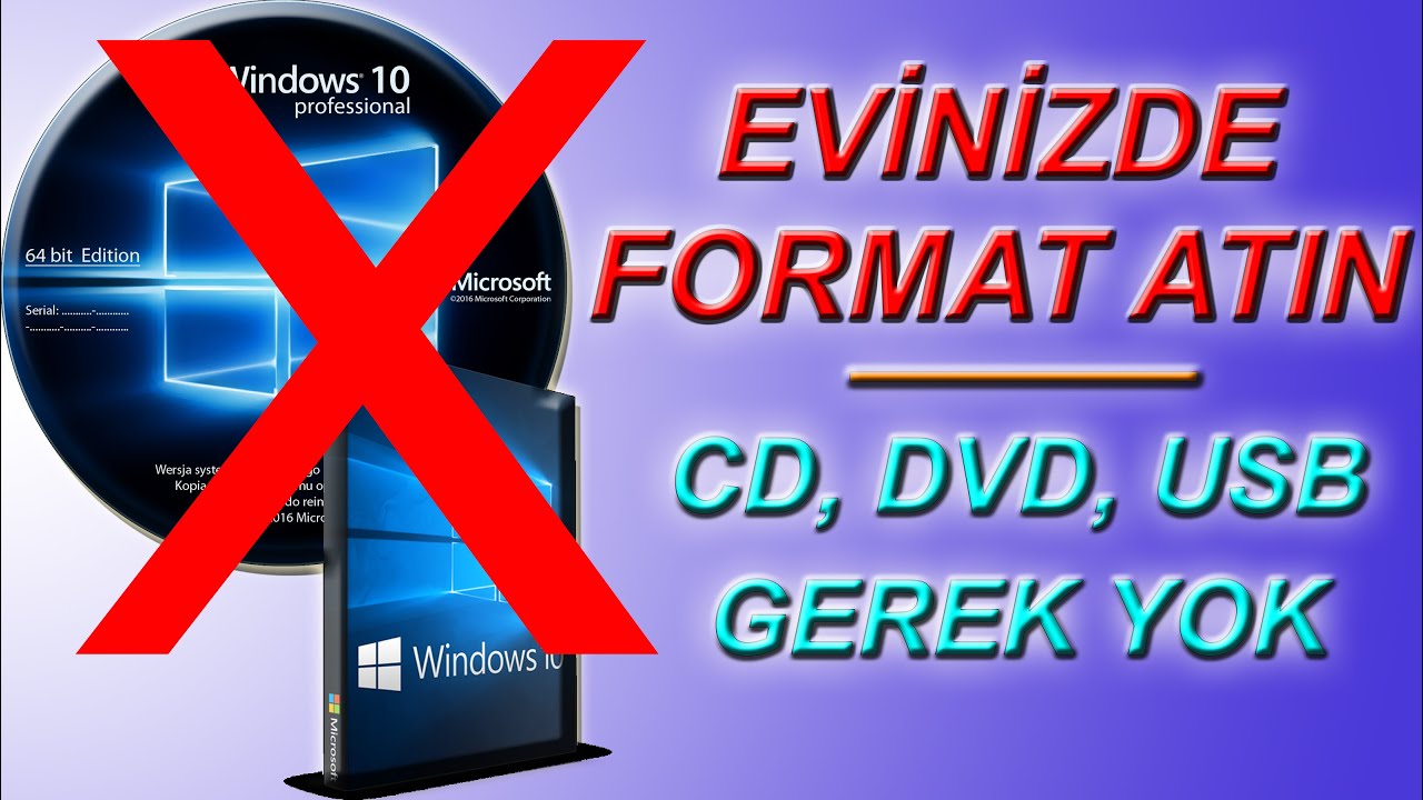 Bilgisayara Format Nasıl Atılır